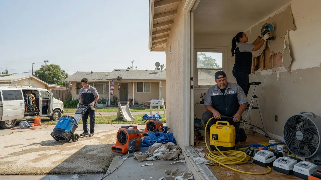 Water Damage Restoration in Three Bridges, NJ near me